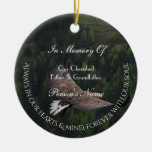 Eagle Flying Tribute Ornament by HAMbyWG