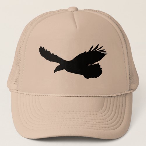 Eagle Flying Trucker Hat _ Silhouette