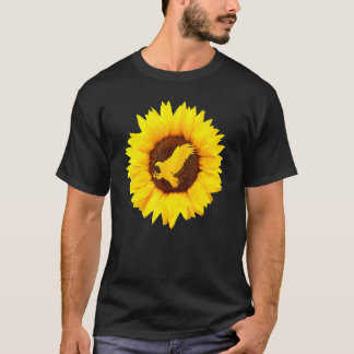 Eagle For Women Men Hawk Animal Sunflower T-Shirt