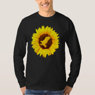 Eagle For Women Men Hawk Animal Sunflower T-Shirt