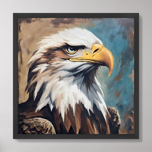 eagle framed art