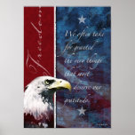 Eagle Freedom Poster at Zazzle