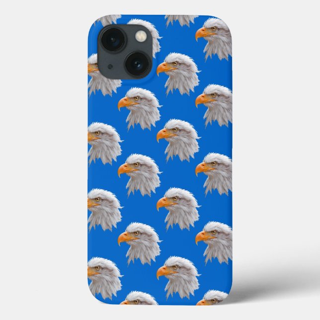 Eagle Frenzy iPad Case (Blue) (Back)