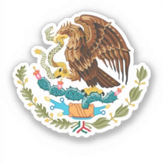 Eagle From Mexican Flag Sticker
