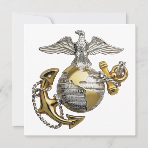 Eagle Globe Anchor Custom Announcements