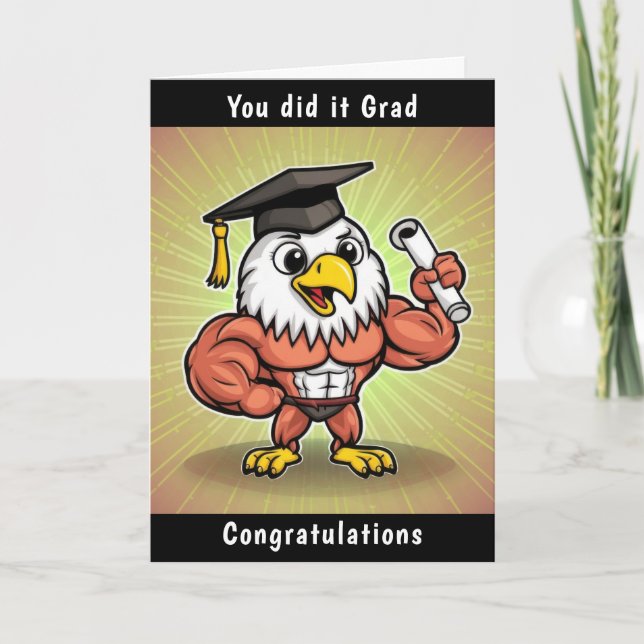 Eagle Graduation Card (Front)