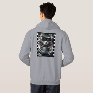 Eagle Grasp Tire Film Frame Graphic Hoodie