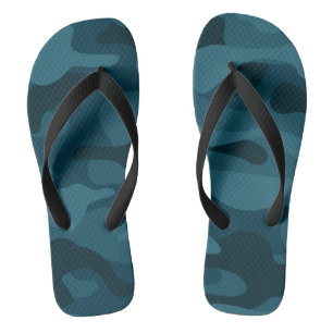 Eagle Green Monocolor Camo Flip Flops