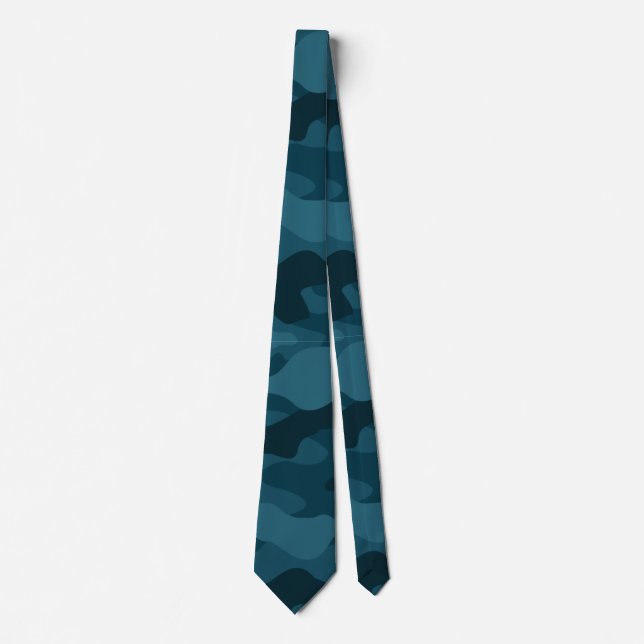 Eagle Green Monocolor Camo Neck Tie (Front)