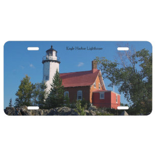 Eagle Harbor Lighthouse license plate