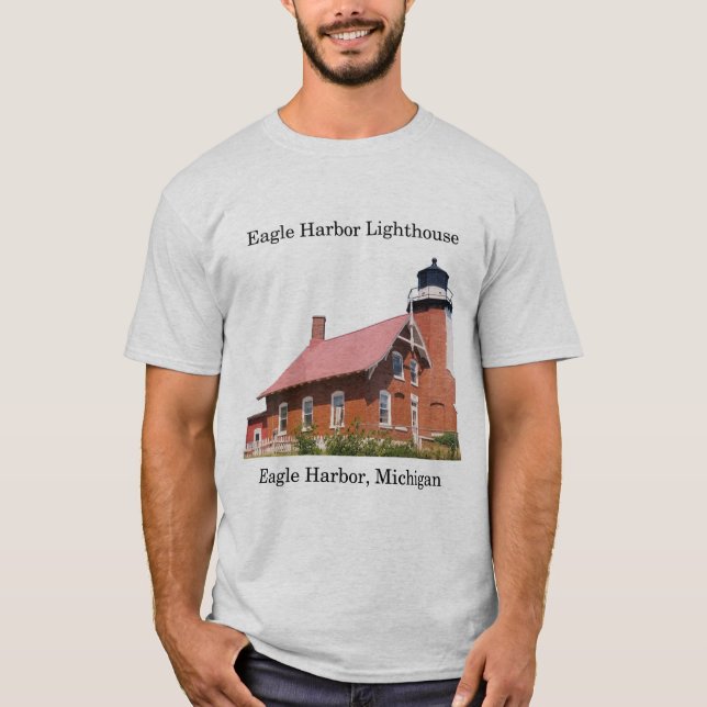 Eagle Harbor Lighthouse light shirt (Front)