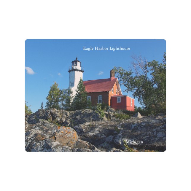 Eagle Harbor Lighthouse metalic wall art (Front)