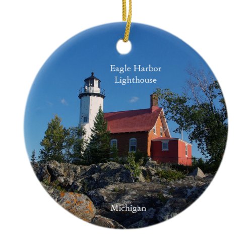 Eagle Harbor Lighthouse ornament