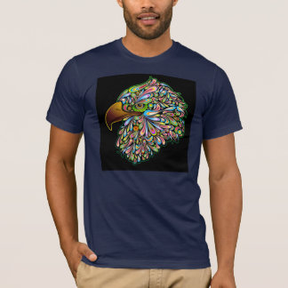 Eagle Hawk Psychedelic Design  T-Shirt