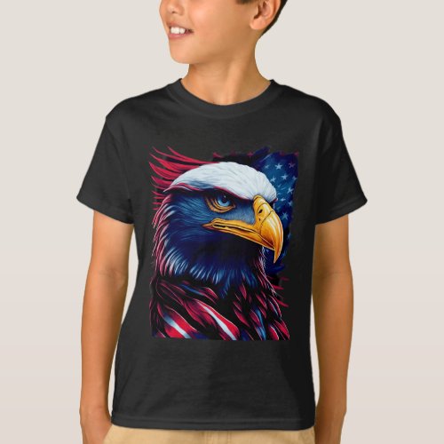 Eagle Head _ 4th Of July Independence Day  T_Shirt