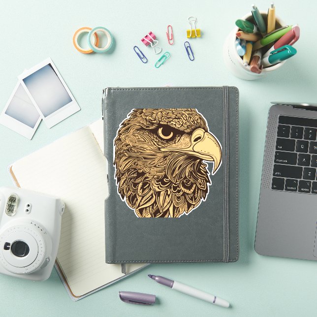 Eagle head animal sticker (iPad Cover)