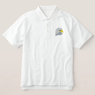 Eagle Head Embroidered Polo Shirt