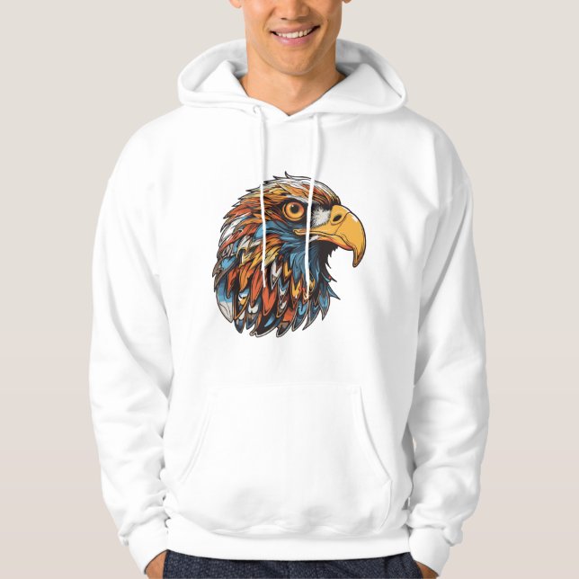Eagle head    hoodie (Front)