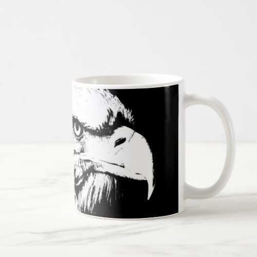 Eagle Head Modern Pop Art Template Add Your Text Coffee Mug