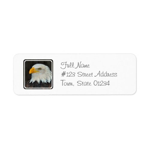 Eagle Head Return Address Mailing Label