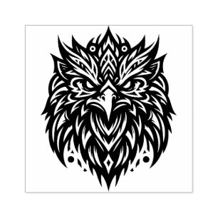 Eagle Head  Rubber Stamp