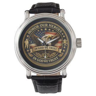 Eagle Heroes Patriotic Military Watch 