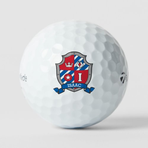 Eagle I monogram red blue crest Golf Balls