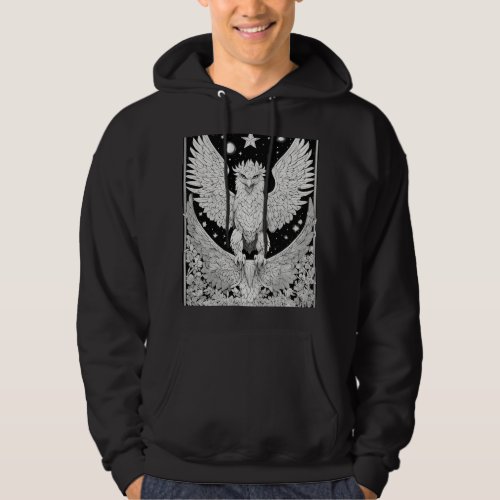 Eagle image  hoodie
