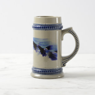Eagle in Flight Beer Stein