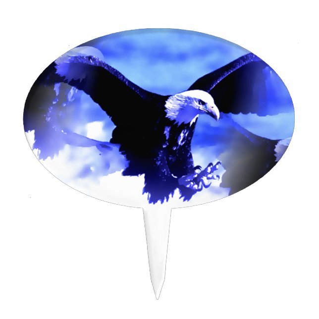Eagle in Flight Cake Topper (Front)