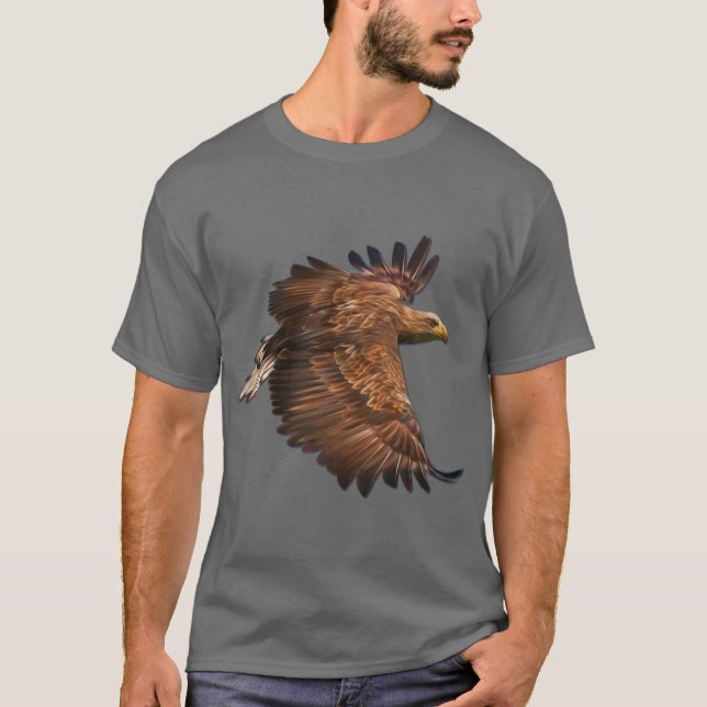 Eagle in Flight Dark Tshirt (Front)