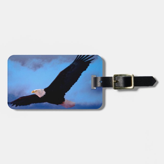 Eagle in Flight Luggage Tag (Front Horizontal)