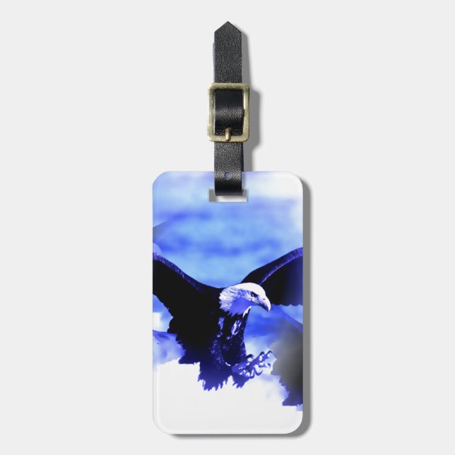 Eagle in Flight Luggage Tag (Front Vertical)