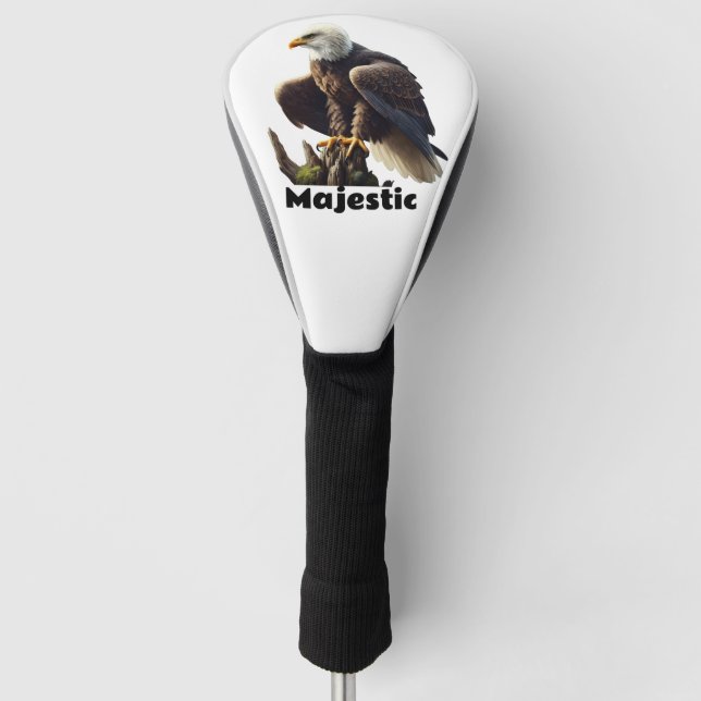 Eagle in the Wild Golf Head Cover (Front)