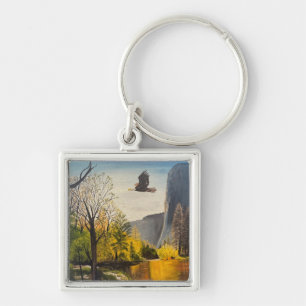 Eagle in Yosemite National Park, by Gary Poling Keychain