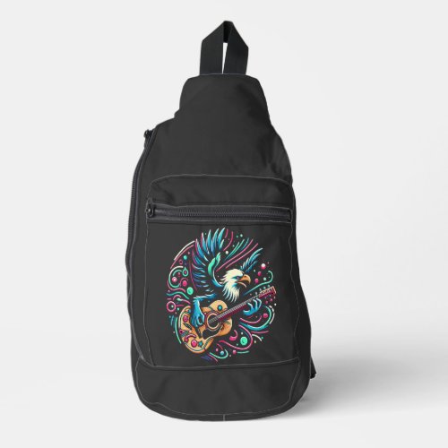 Eagle Jammin on Guitar Sling Bag