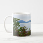 Eagle Lake and Red Maple Leaves Coffee Mug