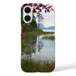 Eagle Lake and Red Maple Leaves II iPhone 16 Case
