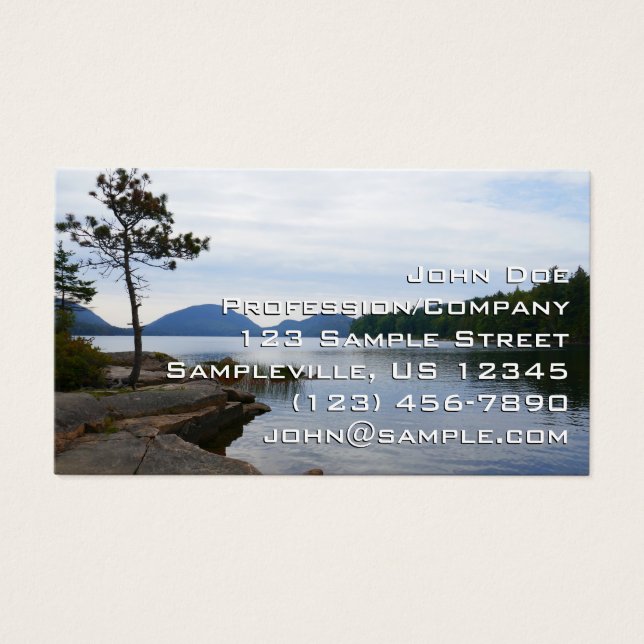 Eagle Lake at Acadia National Park (Front)