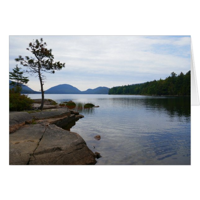 Eagle Lake at Acadia National Park Cards (Front Horizontal)