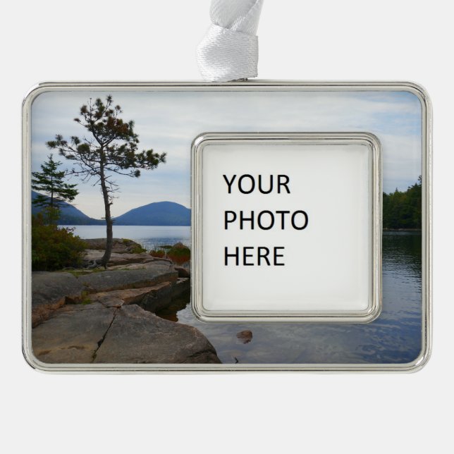 Eagle Lake at Acadia National Park Christmas Ornament (Front)