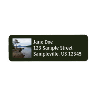 Eagle Lake at Acadia National Park Label