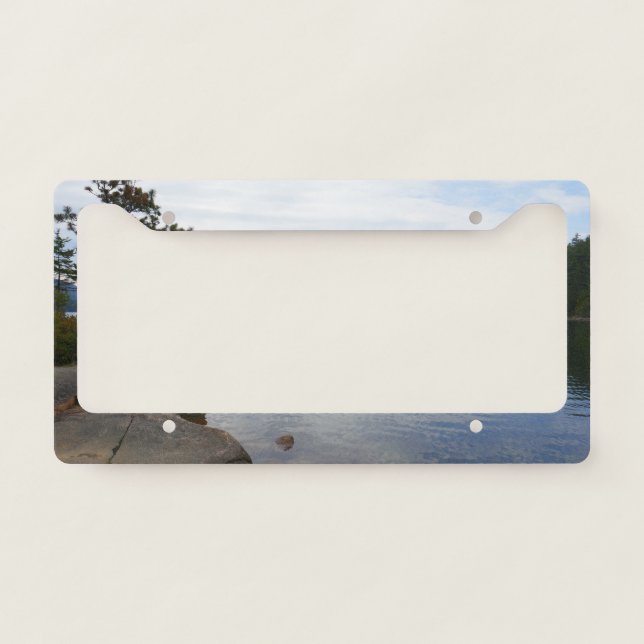 Eagle Lake at Acadia National Park License Plate Frame (Front)
