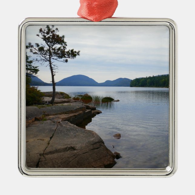 Eagle Lake at Acadia National Park Metal Ornament (Front)