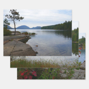 Eagle Lake at Acadia National Park Wrapping Paper Sheets