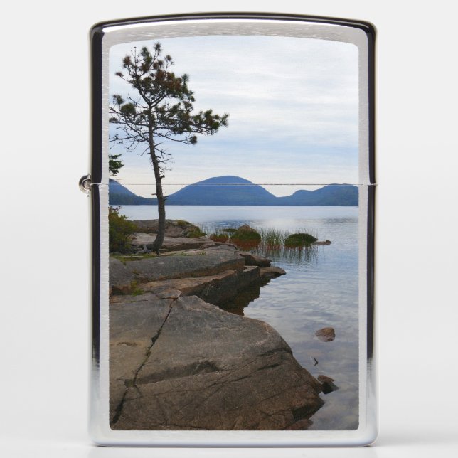 Eagle Lake at Acadia National Park Zippo Lighter (Front)