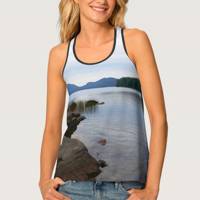 Eagle Lake at Acadia Tank Top (Front)