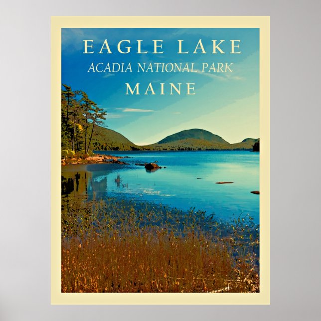 Eagle Lake, Maine travel poster (Front)