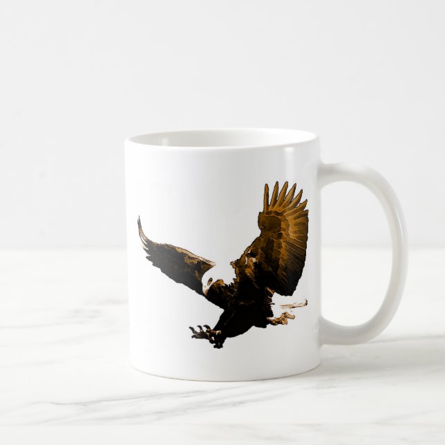 Eagle Landing Coffee Mug (Right)