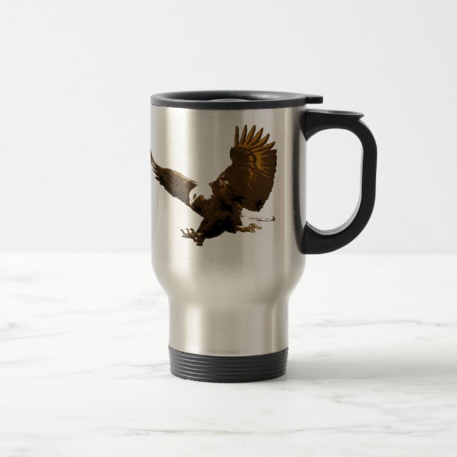 Eagle Landing Travel Mug (Right)